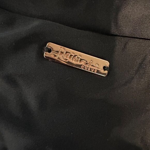 Raisins Curve Womens Plus Size 22W Black Stretch‎ Stir Up Peru Swim Skirt Bottom - Picture 6 of 7